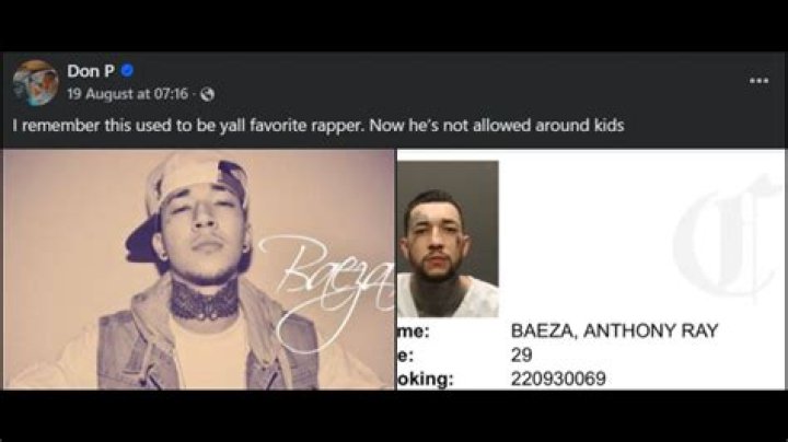 Is Baeza Rapper Arrested? What Did He Do To Be Arrested And Charged?