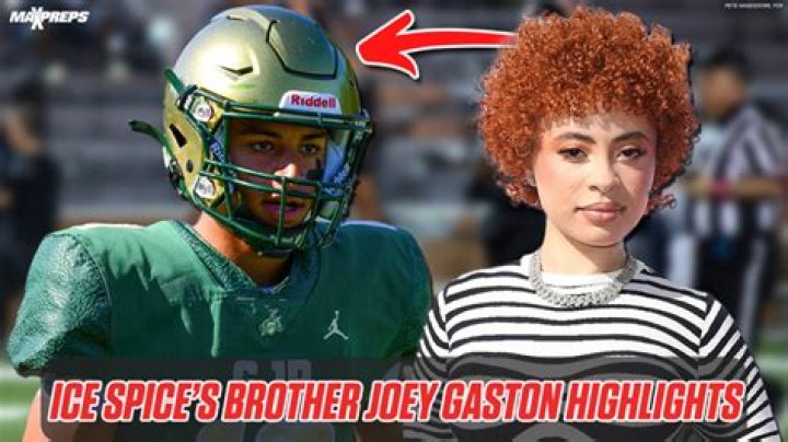 Joey Gaston Age | How Old Is He | Ice Spice Brother Wiki And Family Details