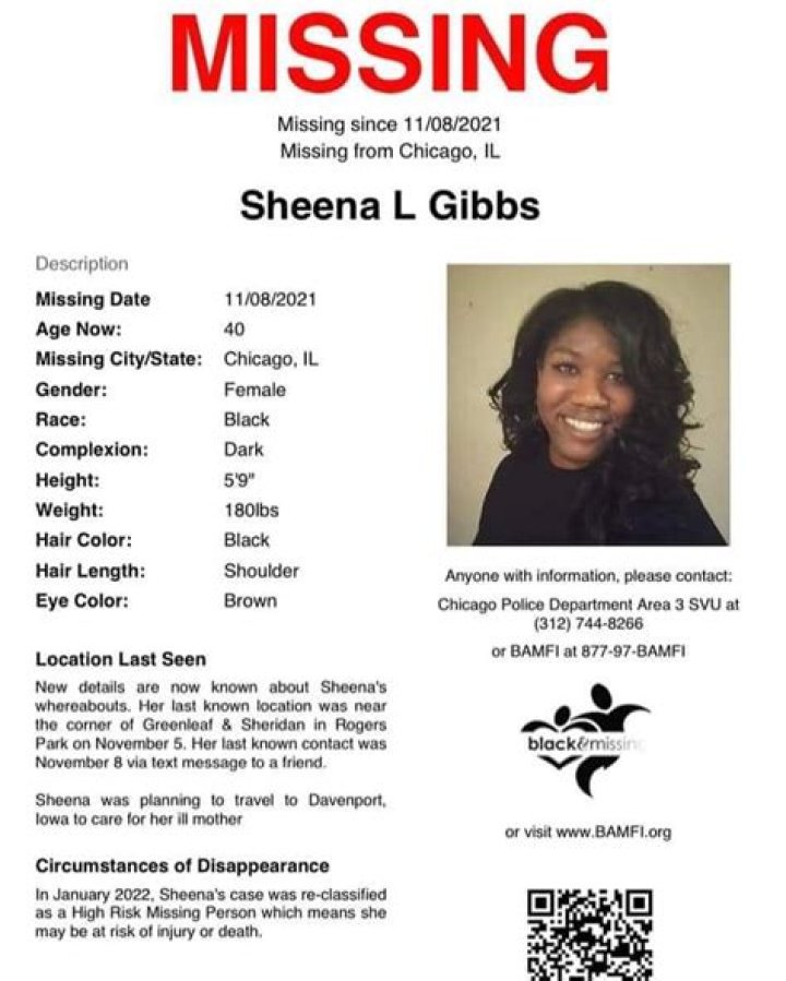 Sheena Gibbs Missing Chicago Women Update 2023 | Found Or Still Lost