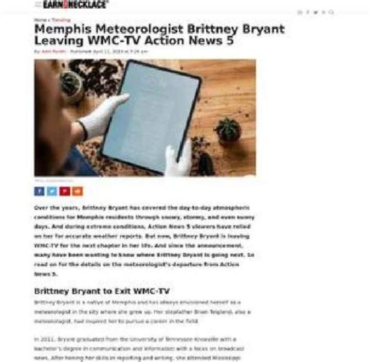 Where Is Brittany Bryant Going After Leaving WMC TV? New Job